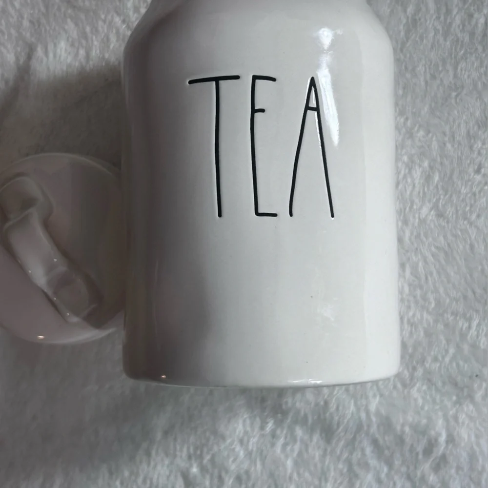 Rae Dunn Cream Tea Ceramic Canister With Snug Fitting Lid